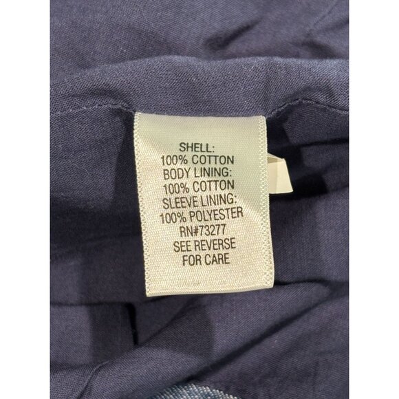 Croft & Barrow Womens Blue Blazer Jacket 1X Cotton Polyester Made In China - Picture 5 of 11